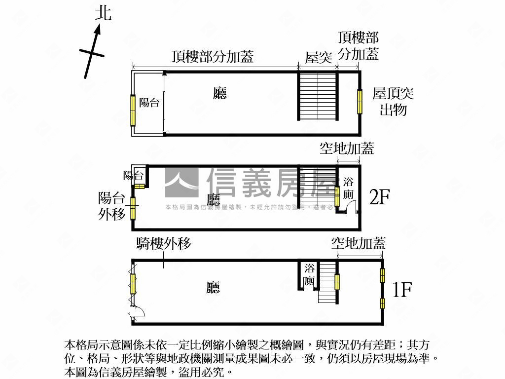 北勢東路透天店面房屋室內格局與周邊環境