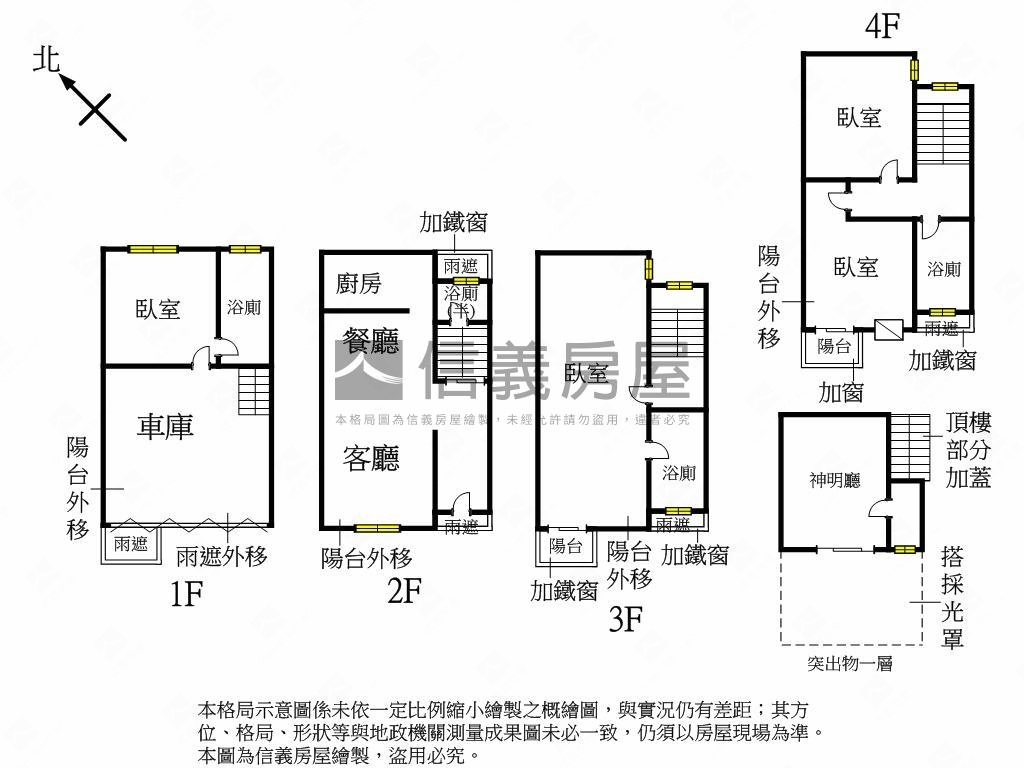 近香山區行政大樓透天房屋室內格局與周邊環境