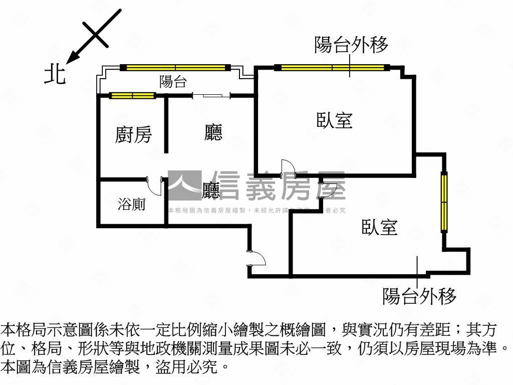 大安●邊間採光佳電梯２房房屋室內格局與周邊環境