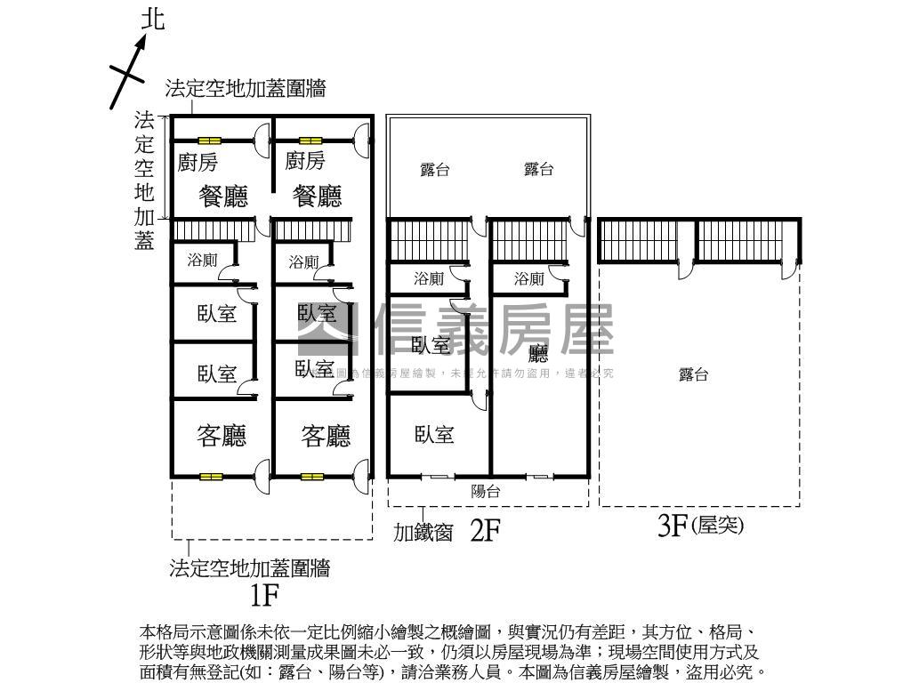 秀水雙併前有庭院透天房屋室內格局與周邊環境