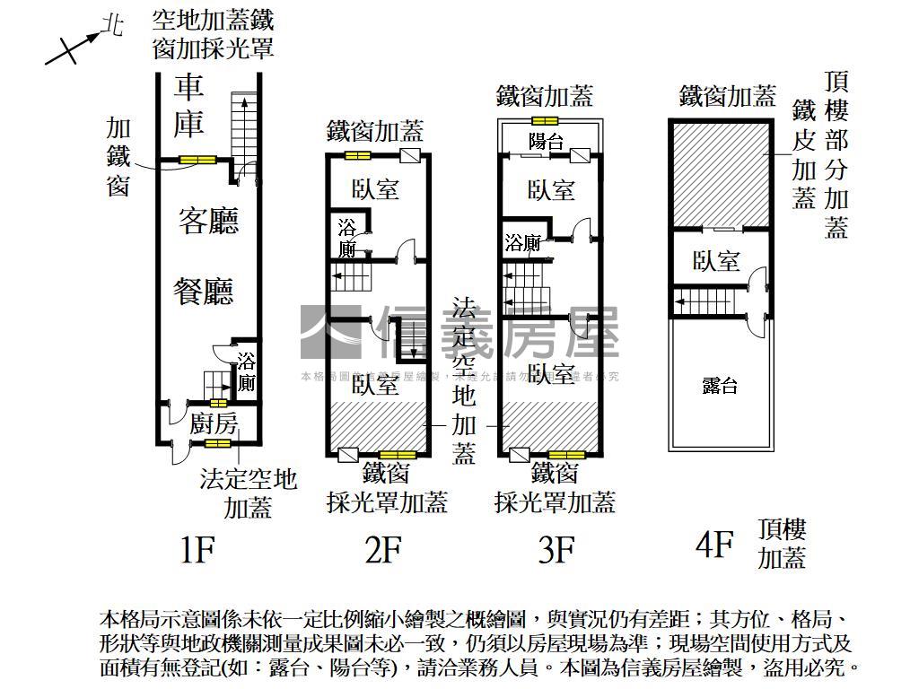 鹽行路質感透天房屋室內格局與周邊環境