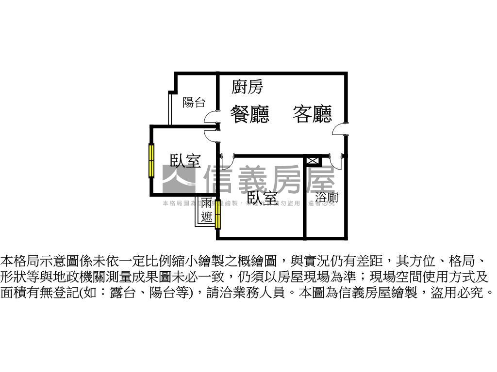 ＣＬＡＳＳＹＨＯＭＥ兩房房屋室內格局與周邊環境