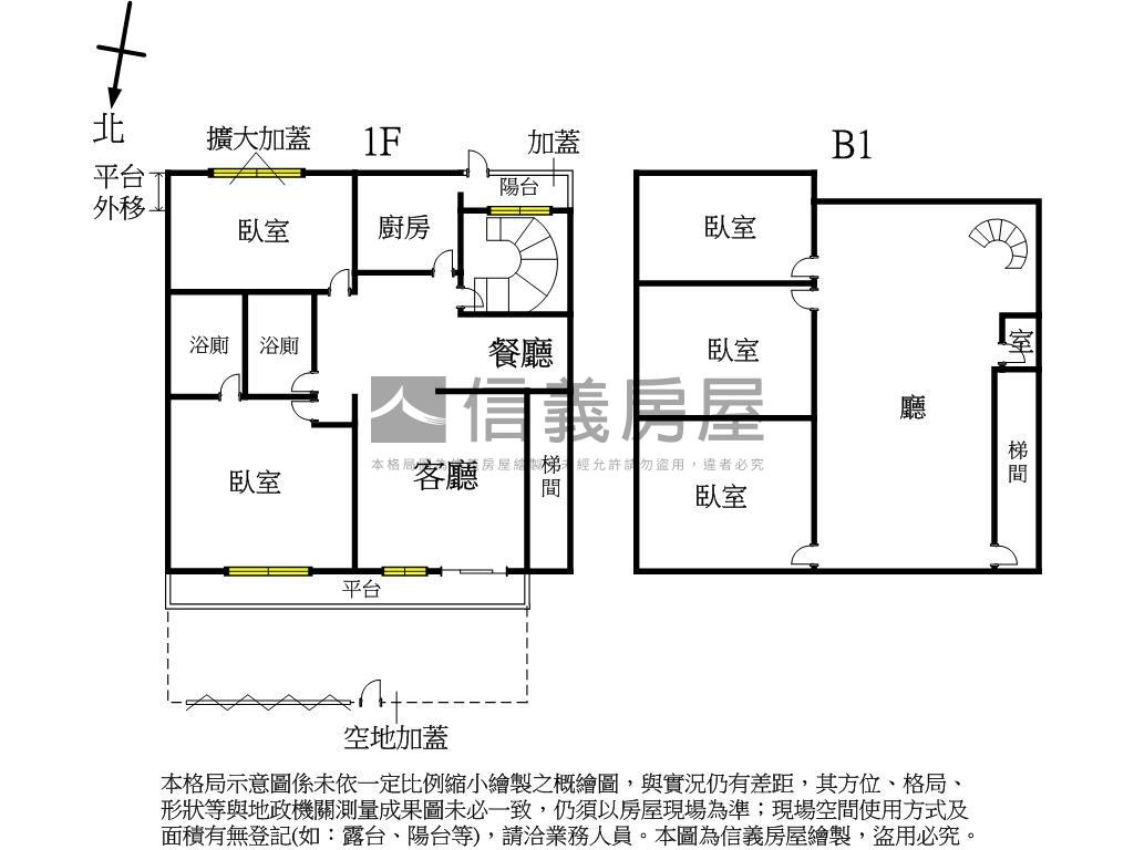 永春站大面寬一樓可住可辦房屋室內格局與周邊環境
