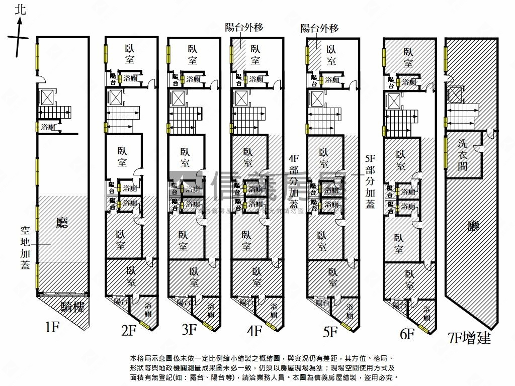 角窗收租店宿透天房屋室內格局與周邊環境