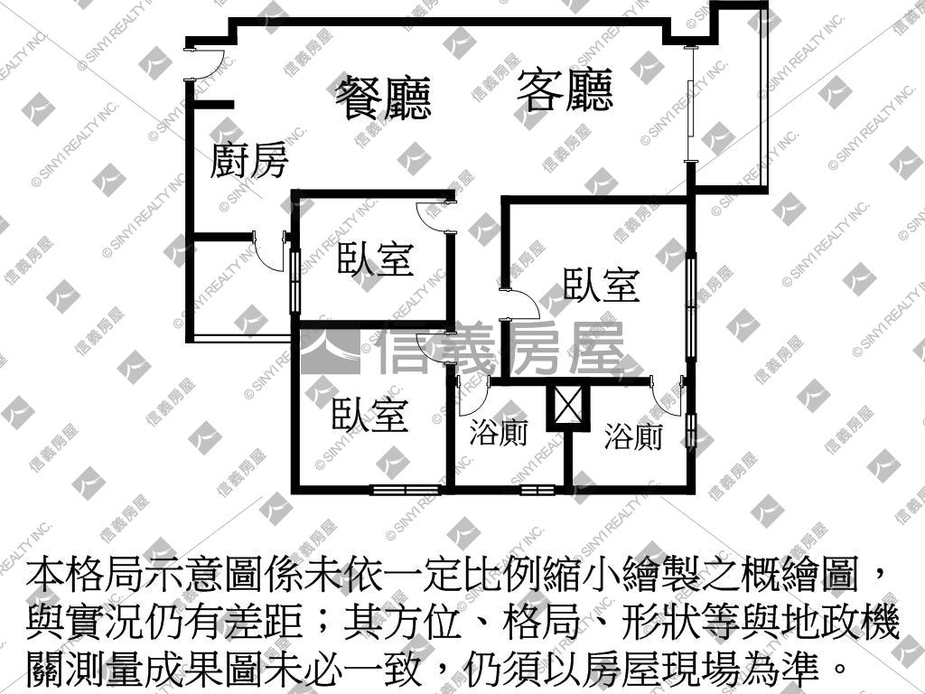 【成家首選】首綻３房車位房屋室內格局與周邊環境