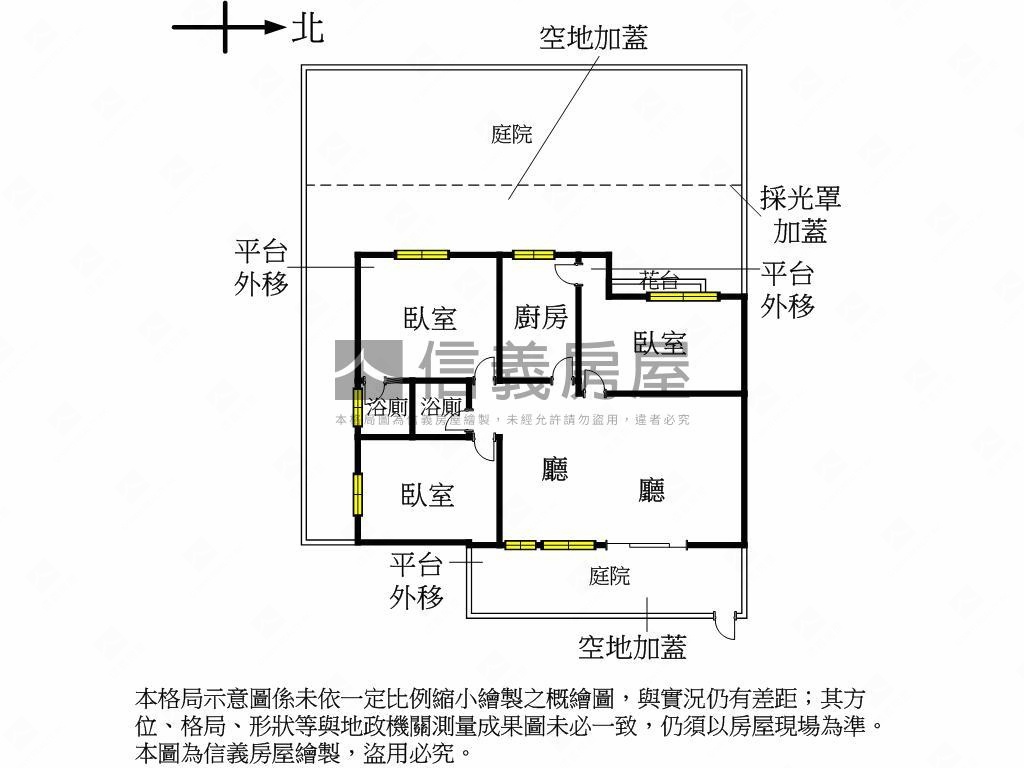 三面採光魔術空間房屋室內格局與周邊環境