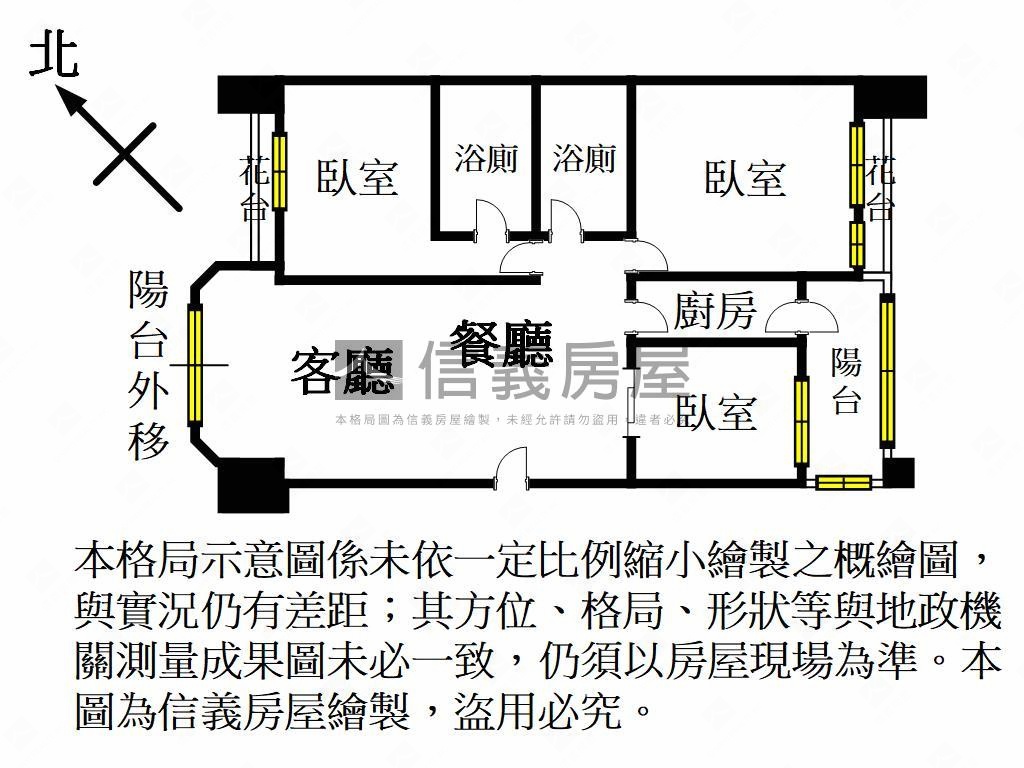 愷悅高樓層河景三房車位房屋室內格局與周邊環境