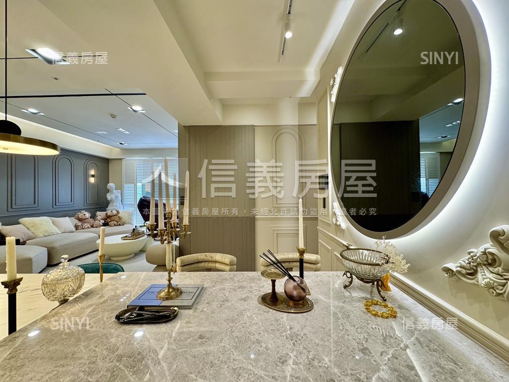 巨蛋次高樓層裝潢豪美宅房屋室內格局與周邊環境