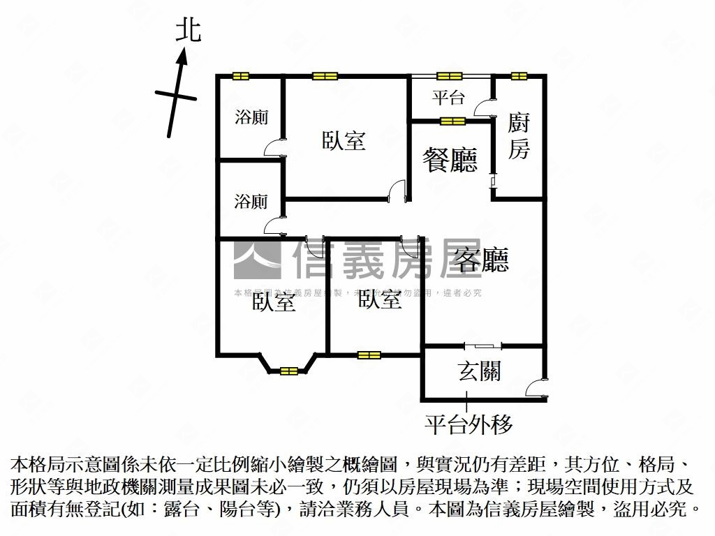 惠文學區首購三房房屋室內格局與周邊環境