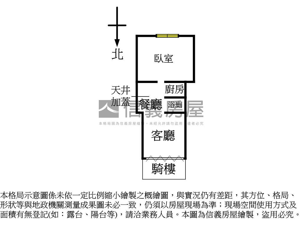 龍虎公寓一樓房屋室內格局與周邊環境