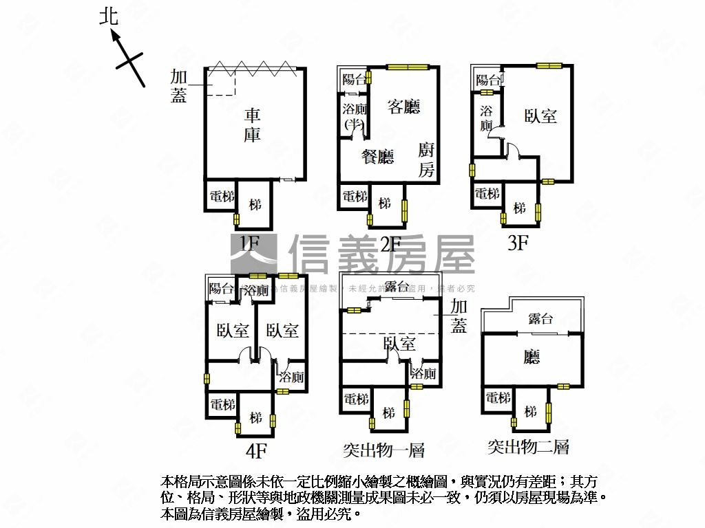 竹北全新臨路邊間電梯透天房屋室內格局與周邊環境