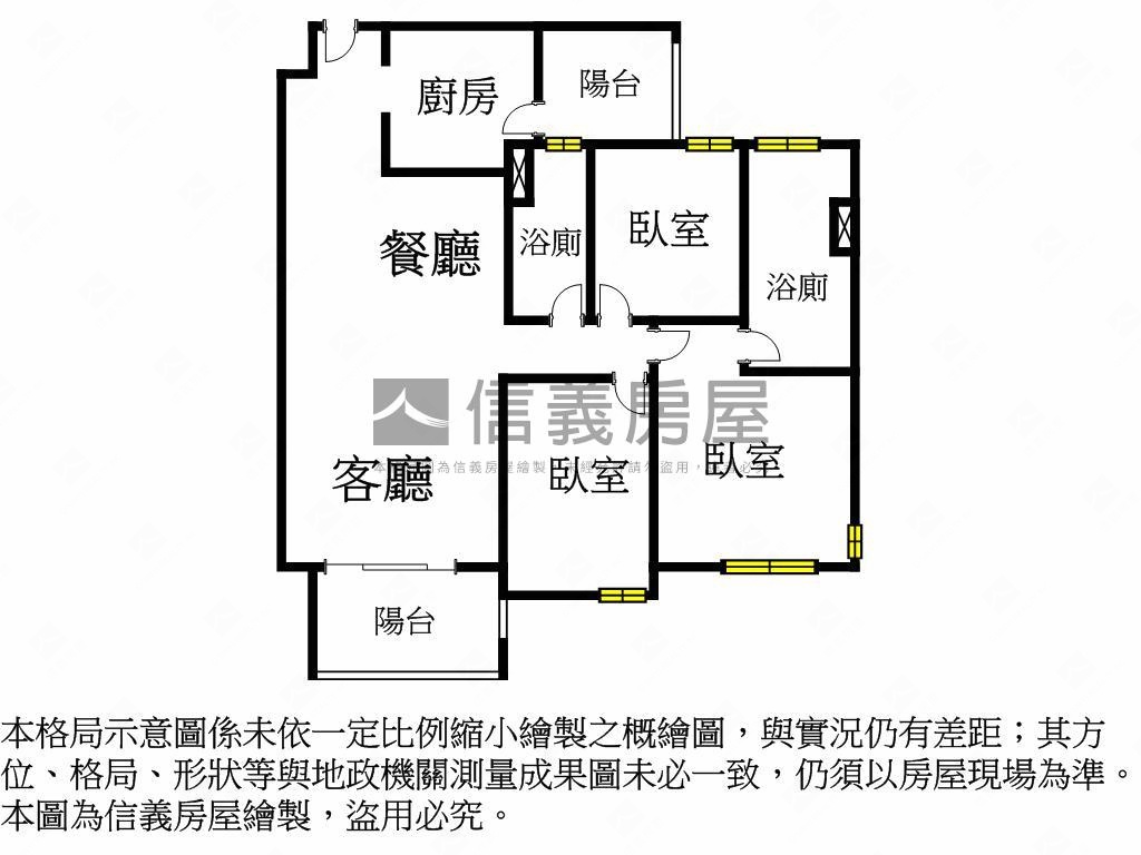 昕光之櫻樹海三房平車房屋室內格局與周邊環境