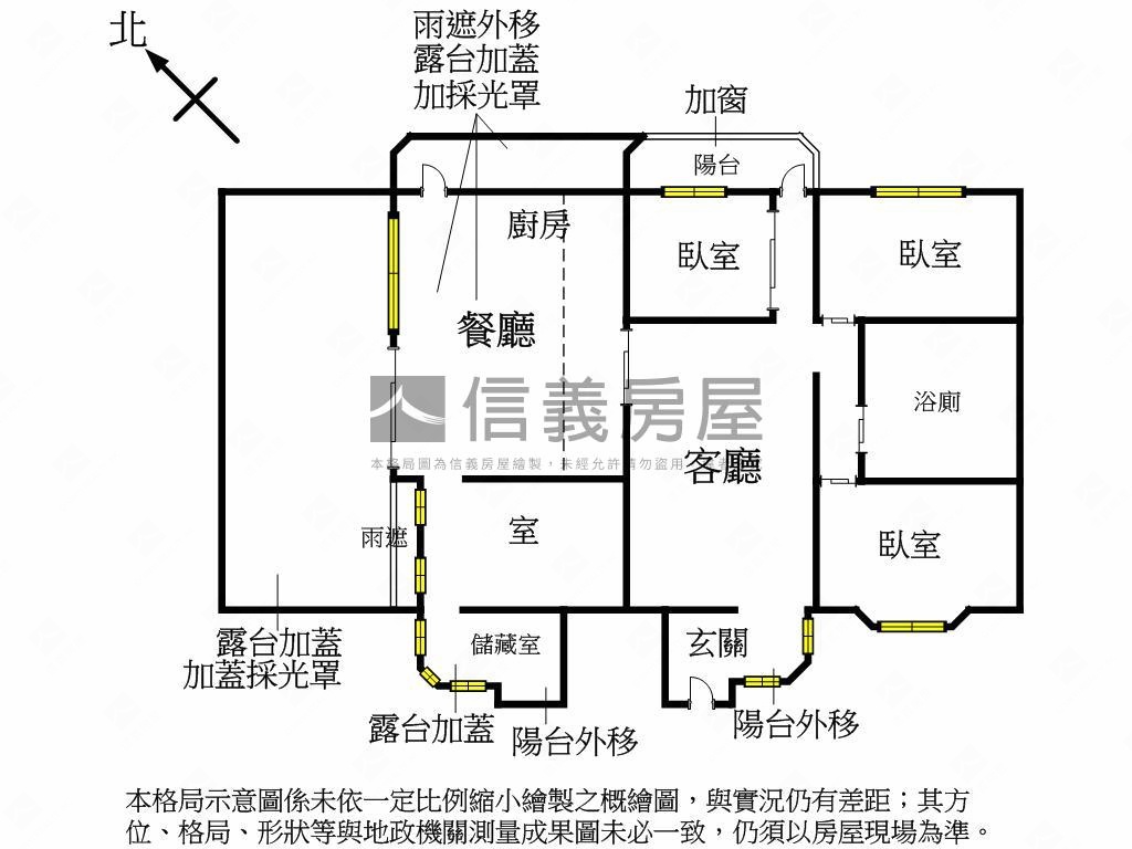 美術館電梯三房車位露臺戶房屋室內格局與周邊環境