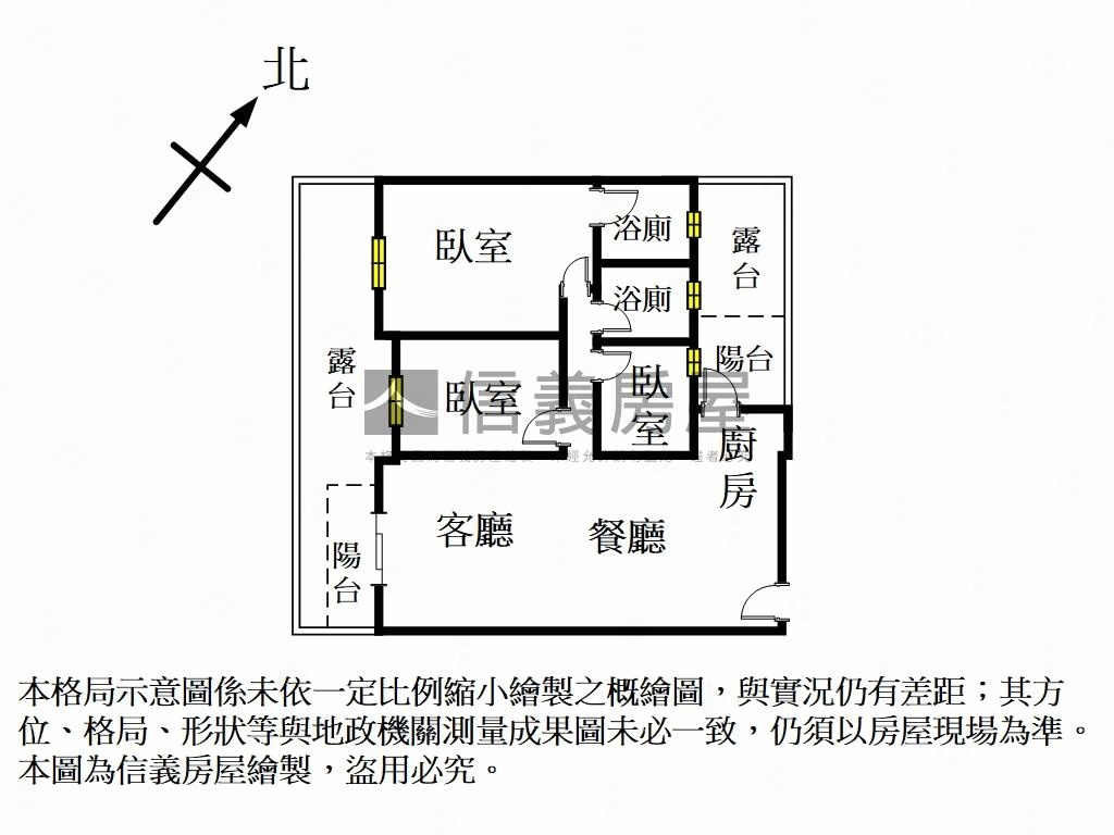 地傑春天面靜巷採光露臺戶房屋室內格局與周邊環境