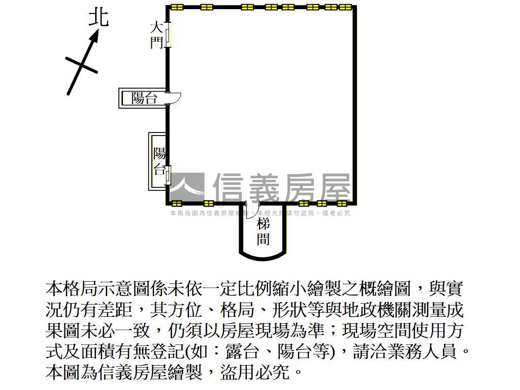 高樓視野辦公室房屋室內格局與周邊環境
