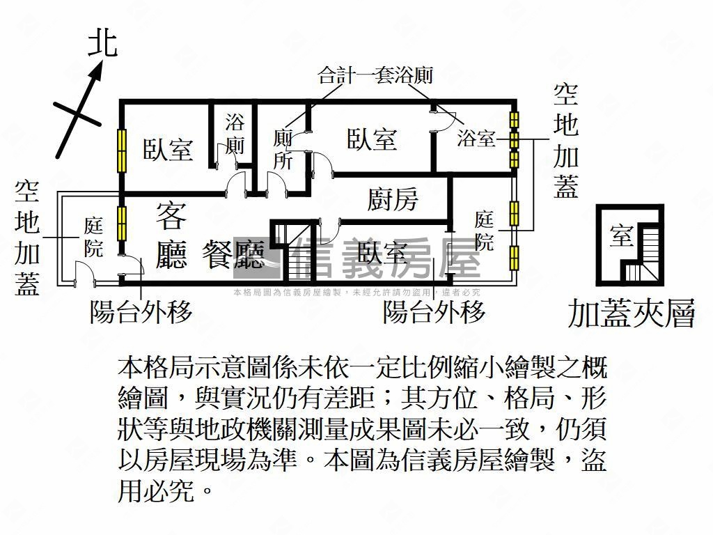 藝文上城一樓庭院三房車位房屋室內格局與周邊環境