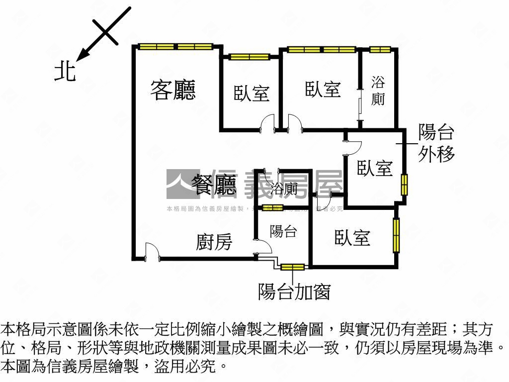 啟奧邦城四房房屋室內格局與周邊環境