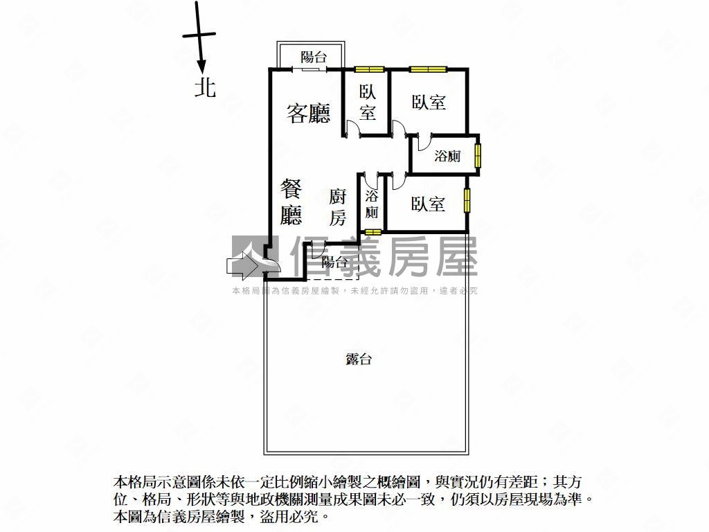 單元二城市山林三房雙平車房屋室內格局與周邊環境