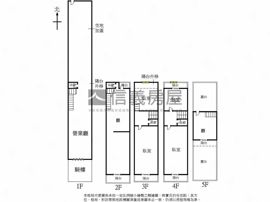 Ｒ１３面寬大坪數透店房屋室內格局與周邊環境