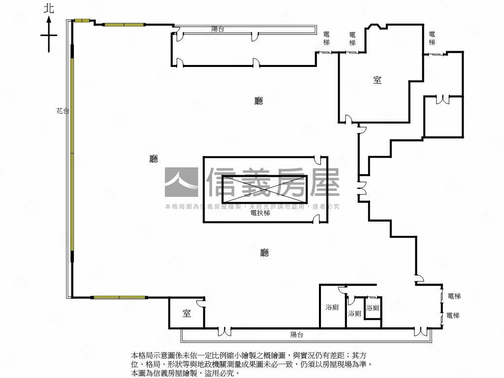 北車雙子星旁企業總部５樓房屋室內格局與周邊環境