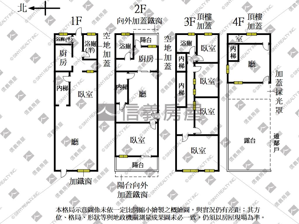 站前城中商圈稀有透天１房屋室內格局與周邊環境