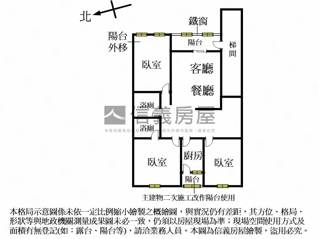 順風順水聚財大三房房屋室內格局與周邊環境