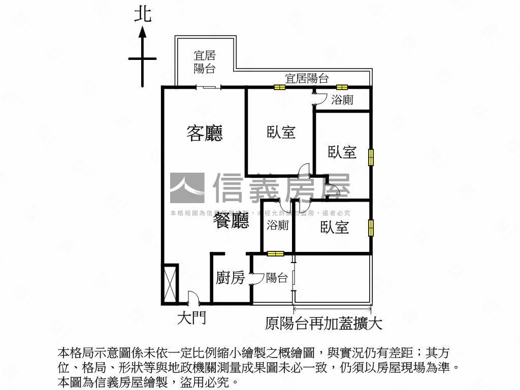 鉅虹深Ｃａｓａ高樓三房房屋室內格局與周邊環境