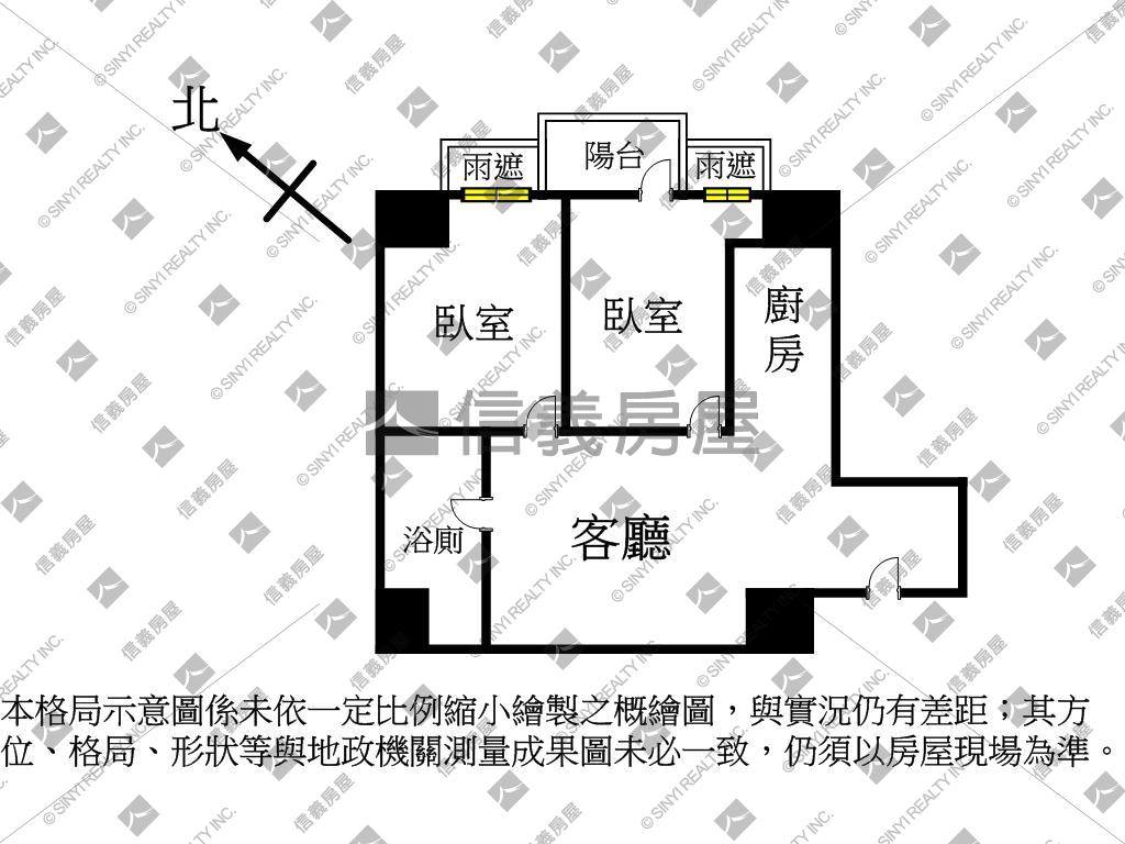 誠售～皇翔ＭＲＴ稀有Ｂ棟房屋室內格局與周邊環境