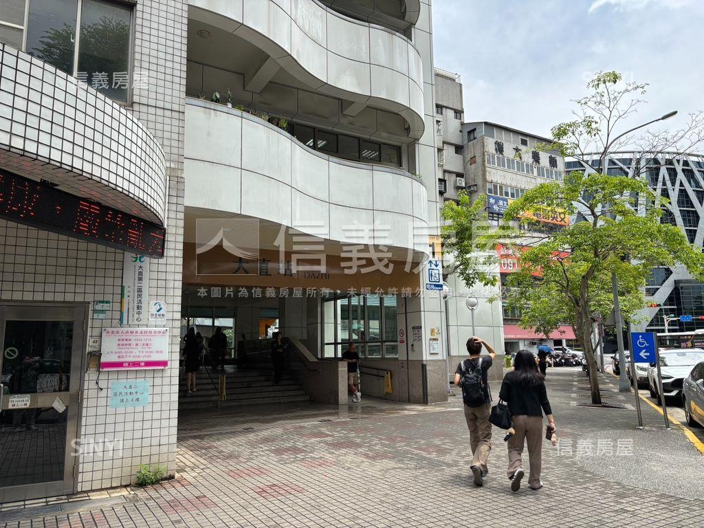 大直御花園平面車位房屋室內格局與周邊環境