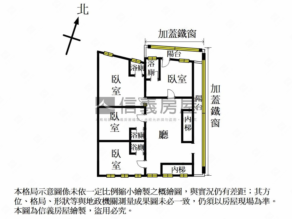 北投收租套房［二樓］房屋室內格局與周邊環境