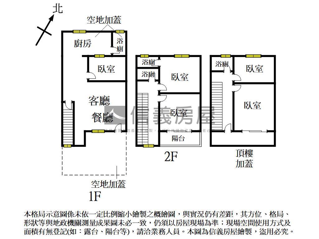 面寬約６米有整理透天房屋室內格局與周邊環境