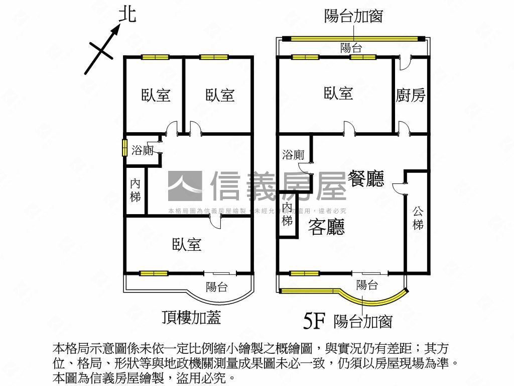 美之城景觀頂加房屋室內格局與周邊環境