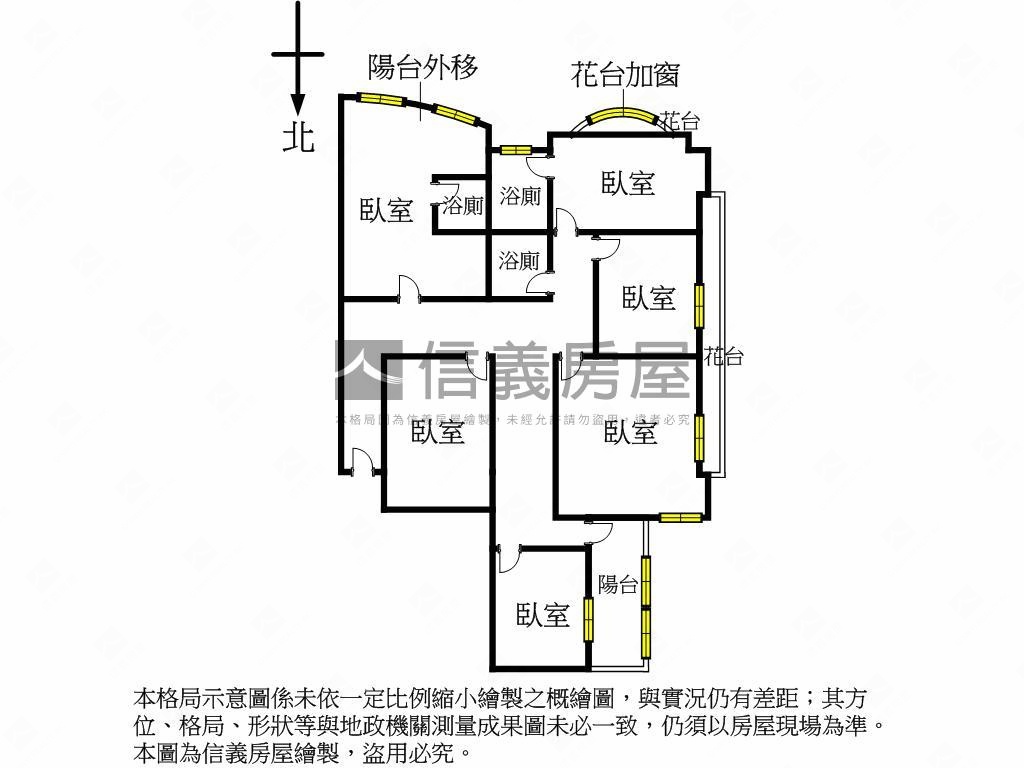 莎士比亞名邸雙龍學區設籍房屋室內格局與周邊環境