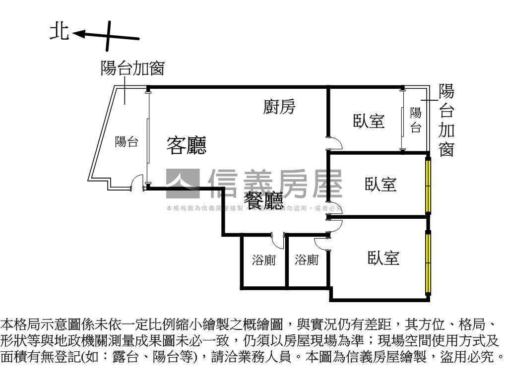 大立漢神商圈３房美宅車房屋室內格局與周邊環境