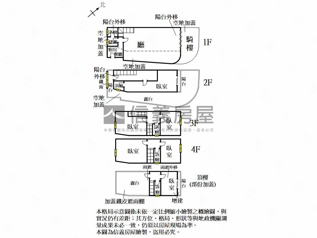 近土庫家樂福角窗收租店霸房屋室內格局與周邊環境