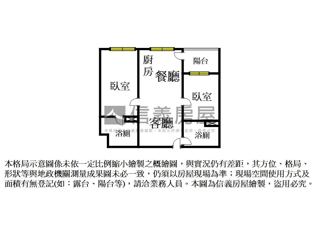 西門大院２４樓二房平車房屋室內格局與周邊環境