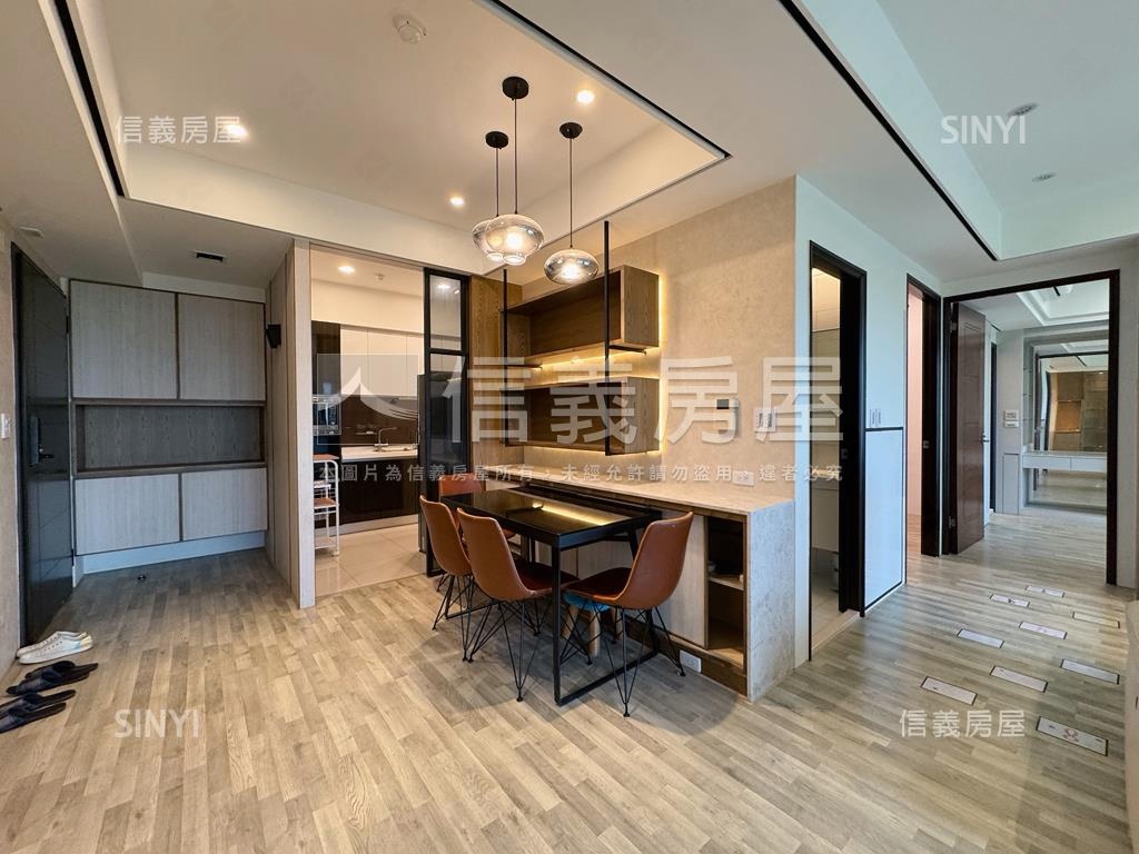 【水森林】高樓層３房平車房屋室內格局與周邊環境