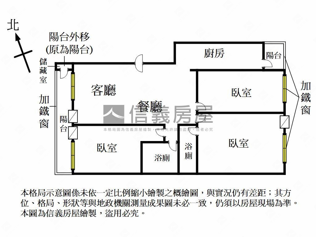 武廟大空間捷運機能佳３房房屋室內格局與周邊環境