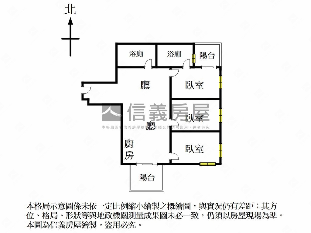青青頂樓全新三房車位房屋室內格局與周邊環境