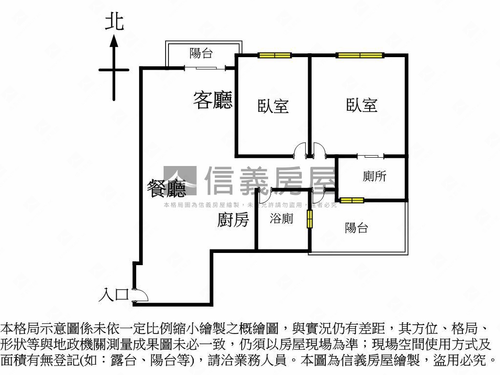 上銘蒔尚質感兩房平車房屋室內格局與周邊環境