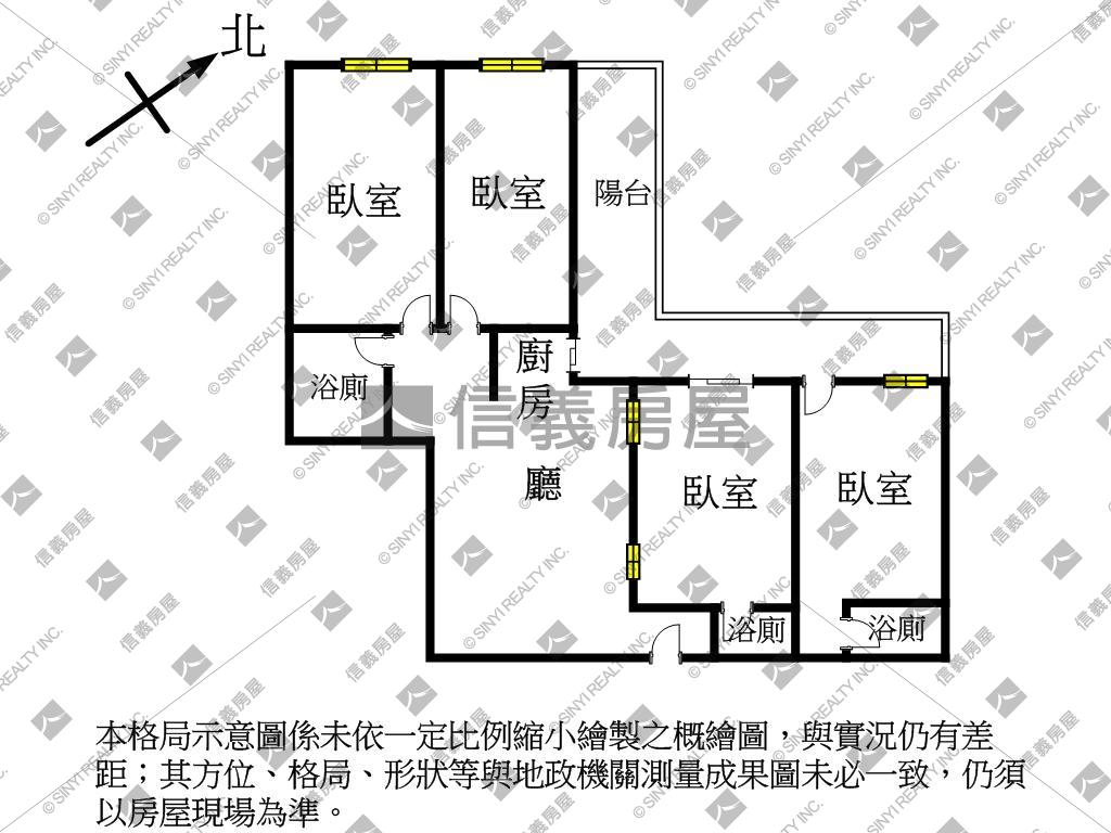 正修長庚精美大四房房屋室內格局與周邊環境