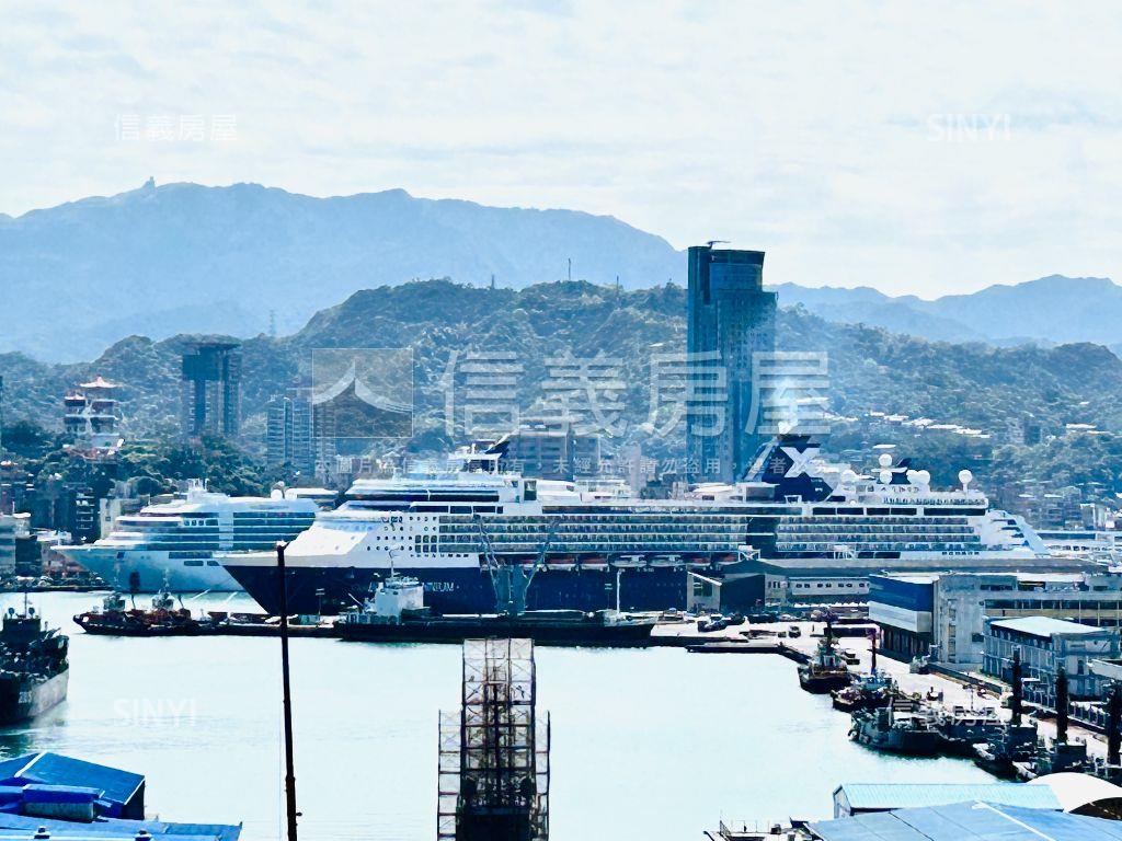 直面基隆港約４７坪大空間房屋室內格局與周邊環境