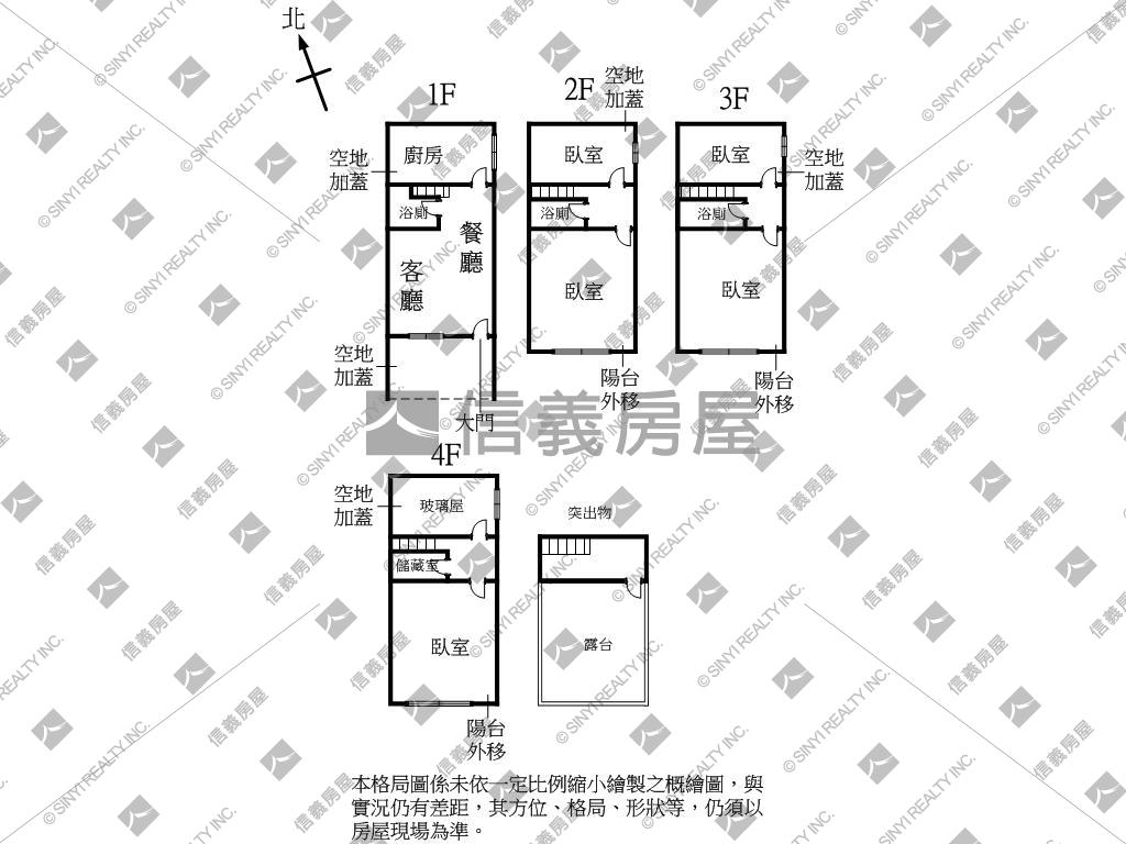 台中市質感採光通風透天房屋室內格局與周邊環境