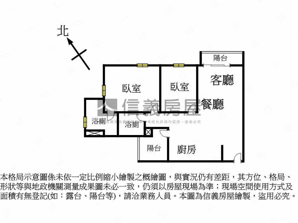 低於實登，新成屋兩房兩衛房屋室內格局與周邊環境
