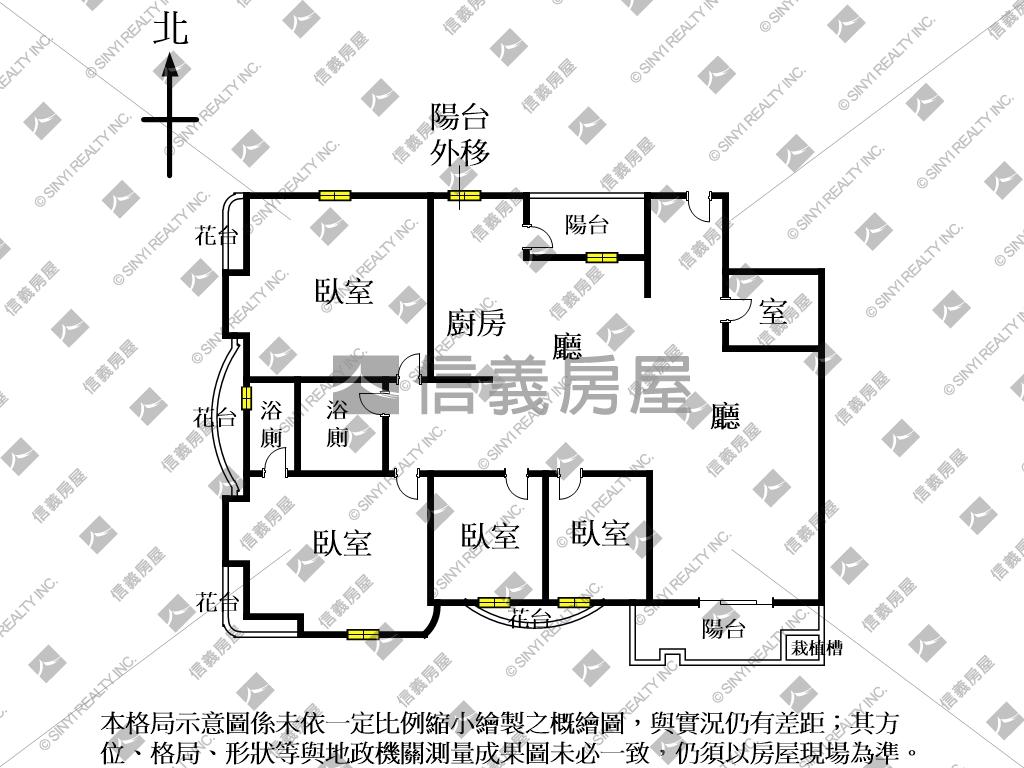 獨家專任大三普名人巷４房房屋室內格局與周邊環境