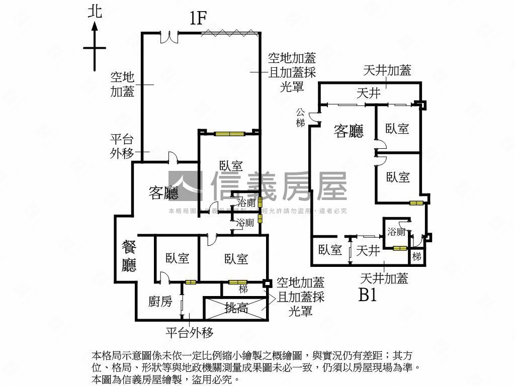 大直松柏園庭院大空間房屋室內格局與周邊環境