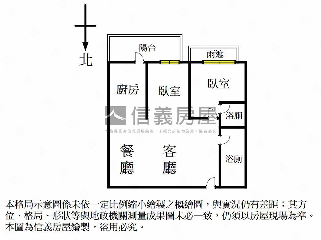 鳳凰Ｙｏｕｎｇ兩房兩衛房屋室內格局與周邊環境