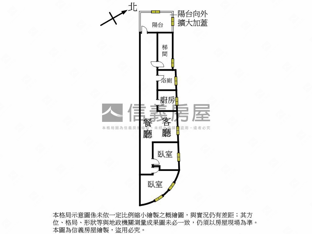 近火車站輕裝公寓房屋室內格局與周邊環境