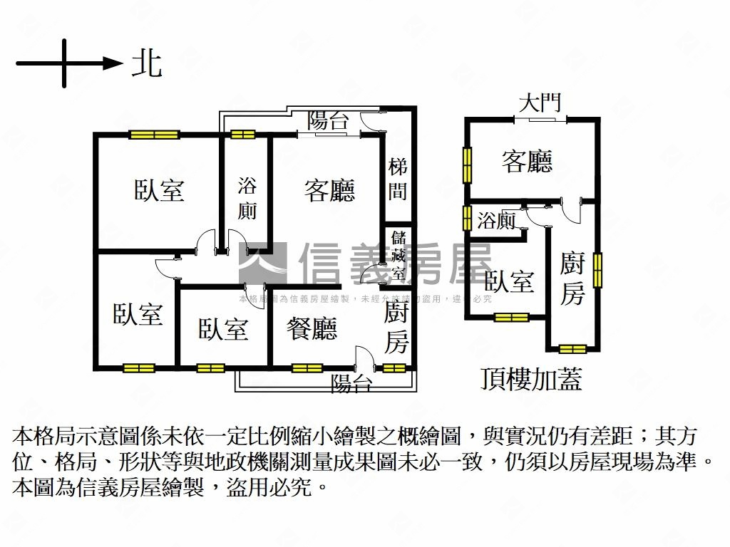 天母芝玉美寓頂加房屋室內格局與周邊環境