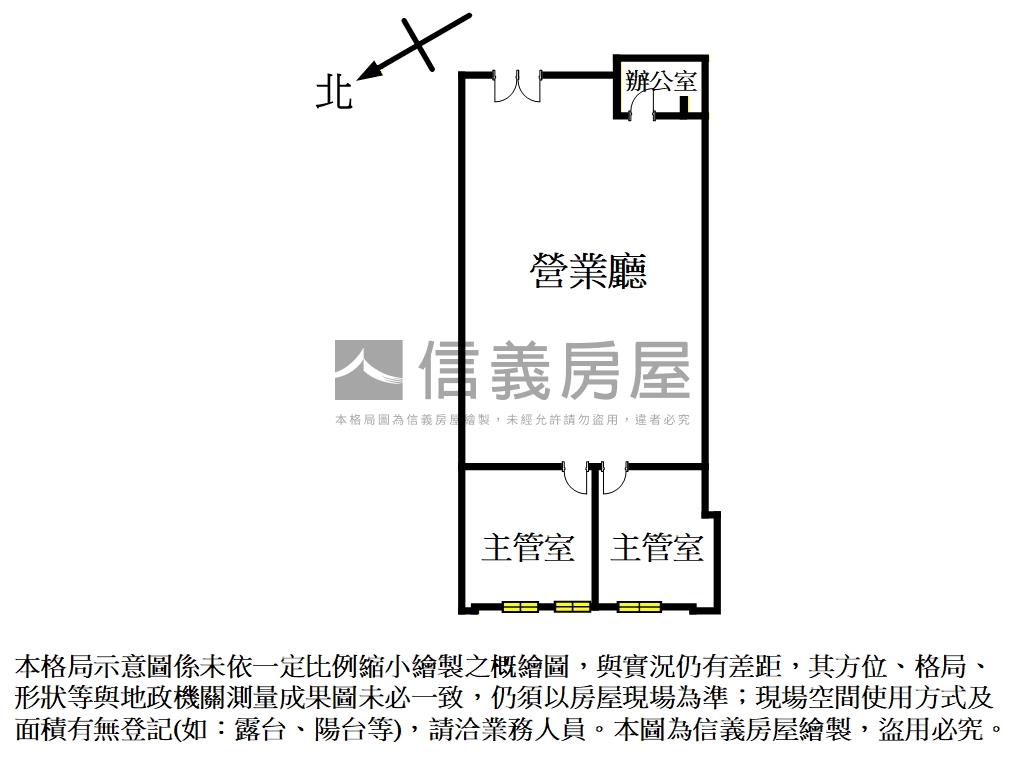內科近捷運美辦公房屋室內格局與周邊環境